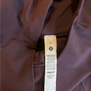 Lulu lemon leggings. Size 8